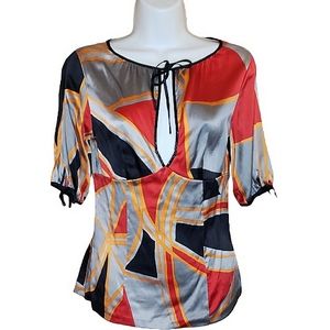 Arden B - Sexy Silk Blouse - XS - LN